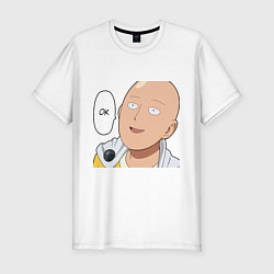 Футболка slim-fit Saitama - Okey, цвет: белый