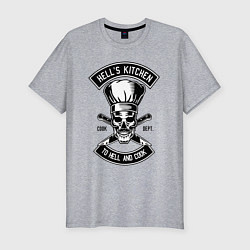 Футболка slim-fit Hells kitchen, цвет: меланж