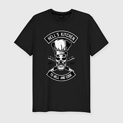 Футболка slim-fit Hells kitchen, цвет: черный