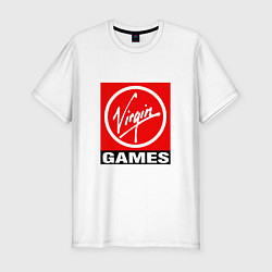 Футболка slim-fit Virgin games logo, цвет: белый