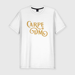 Футболка slim-fit Carpe DM, цвет: белый