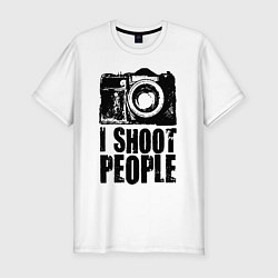 Мужская slim-футболка Shoot photographer