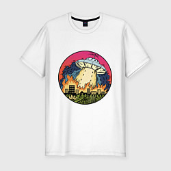 Мужская slim-футболка Destroyer UFO