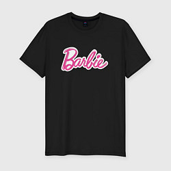 Футболка slim-fit Barbie title, цвет: черный