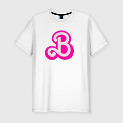 Мужская slim-футболка Б - значит Барби
