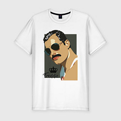 Мужская slim-футболка Freddie head