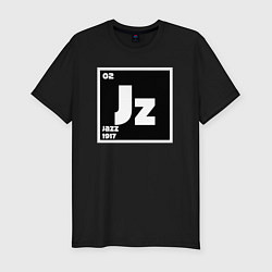Футболка slim-fit Jazz 1917, цвет: черный