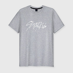 Мужская slim-футболка Стрей Кидс logo