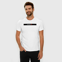 Футболка slim-fit Сахалин регион России, цвет: белый — фото 2