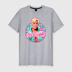 Футболка slim-fit Кен Барби, цвет: меланж