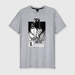 Футболка slim-fit Death Note - L, цвет: меланж