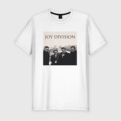 Футболка slim-fit Тру фанат Joy Division, цвет: белый