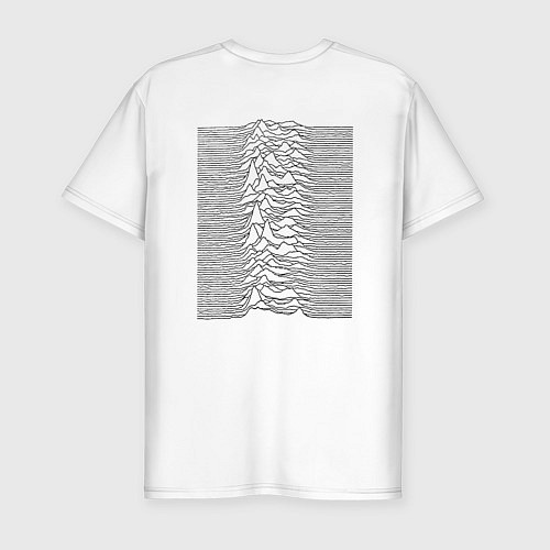 Мужская slim-футболка Йен Кёртис Joy Division / Белый – фото 2