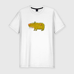 Футболка slim-fit Angry Dog, цвет: белый