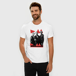 Футболка slim-fit Depeche Mode - Delra Machine Band, цвет: белый — фото 2