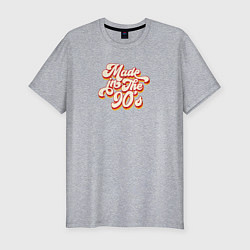 Мужская slim-футболка Made in the 90s