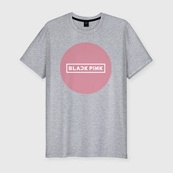 Футболка slim-fit Black pink - emblem - group, цвет: меланж