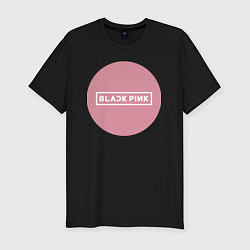 Футболка slim-fit Black pink - emblem - group, цвет: черный