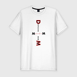 Мужская slim-футболка Depeche Mode - Memento Mori Logo