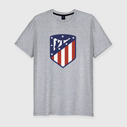 Футболка slim-fit Atletico Madrid FC, цвет: меланж