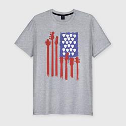 Мужская slim-футболка USA rock