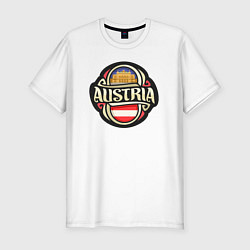 Мужская slim-футболка Австрия