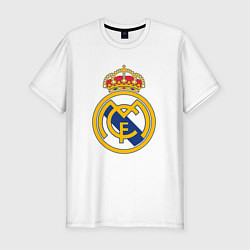 Мужская slim-футболка Real madrid fc sport
