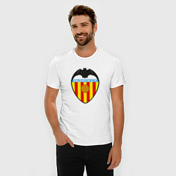 Футболка slim-fit Valencia fc sport, цвет: белый — фото 2