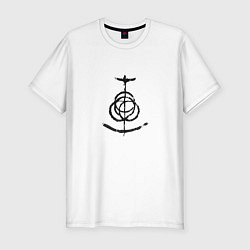 Мужская slim-футболка Символ Elden Ring