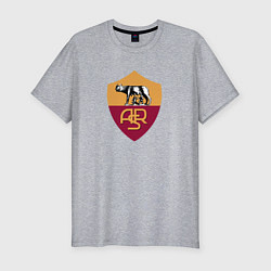 Футболка slim-fit Roma fc club, цвет: меланж