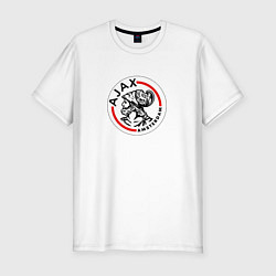 Футболка slim-fit Ajax fk club, цвет: белый