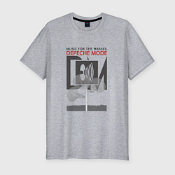 Мужская slim-футболка Depeche Mode - Music For The Masses Bongs