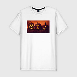 Футболка slim-fit Trick or treat, цвет: белый