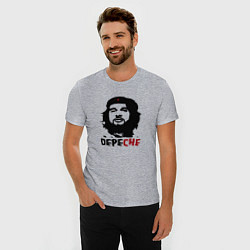 Футболка slim-fit Dave Gahan from Depeche Mode - Depe Che, цвет: меланж — фото 2