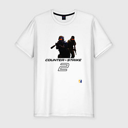 Футболка slim-fit Counter-strike 2 - welcome to cs2, цвет: белый