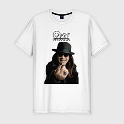 Мужская slim-футболка Ozzy Osbourne fist