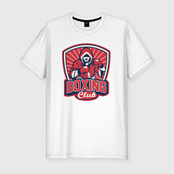 Футболка slim-fit Club boxing, цвет: белый