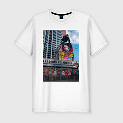 Мужская slim-футболка MoMo - Токио