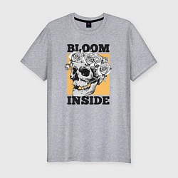 Мужская slim-футболка Bloom inside