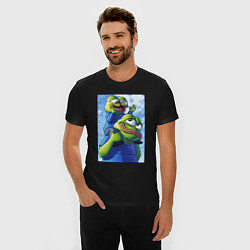 Футболка slim-fit Pepe dad, цвет: черный — фото 2