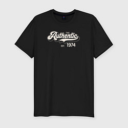 Футболка slim-fit Authentic 1974, цвет: черный