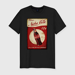 Футболка slim-fit Nuka cola price, цвет: черный