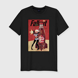 Футболка slim-fit Fallout - nuka cola, цвет: черный