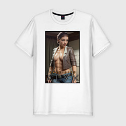 Мужская slim-футболка Half life - hot alyx