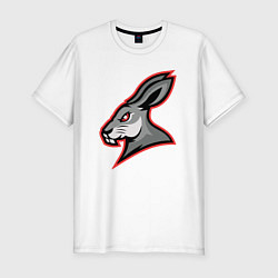 Футболка slim-fit Rabbit team, цвет: белый