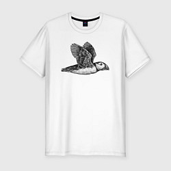 Футболка slim-fit Тупик летит, цвет: белый