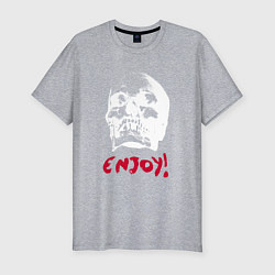 Мужская slim-футболка Depeche Mode - Skull enjoy