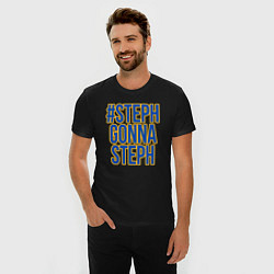 Футболка slim-fit Steph gonna Steph, цвет: черный — фото 2