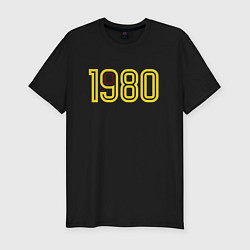 Мужская slim-футболка 1980