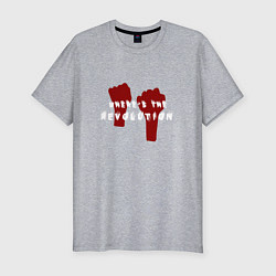 Мужская slim-футболка Depeche Mode revolution